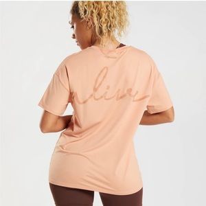 Whitney Simmons x Gymshark Sunset Alive TShirt